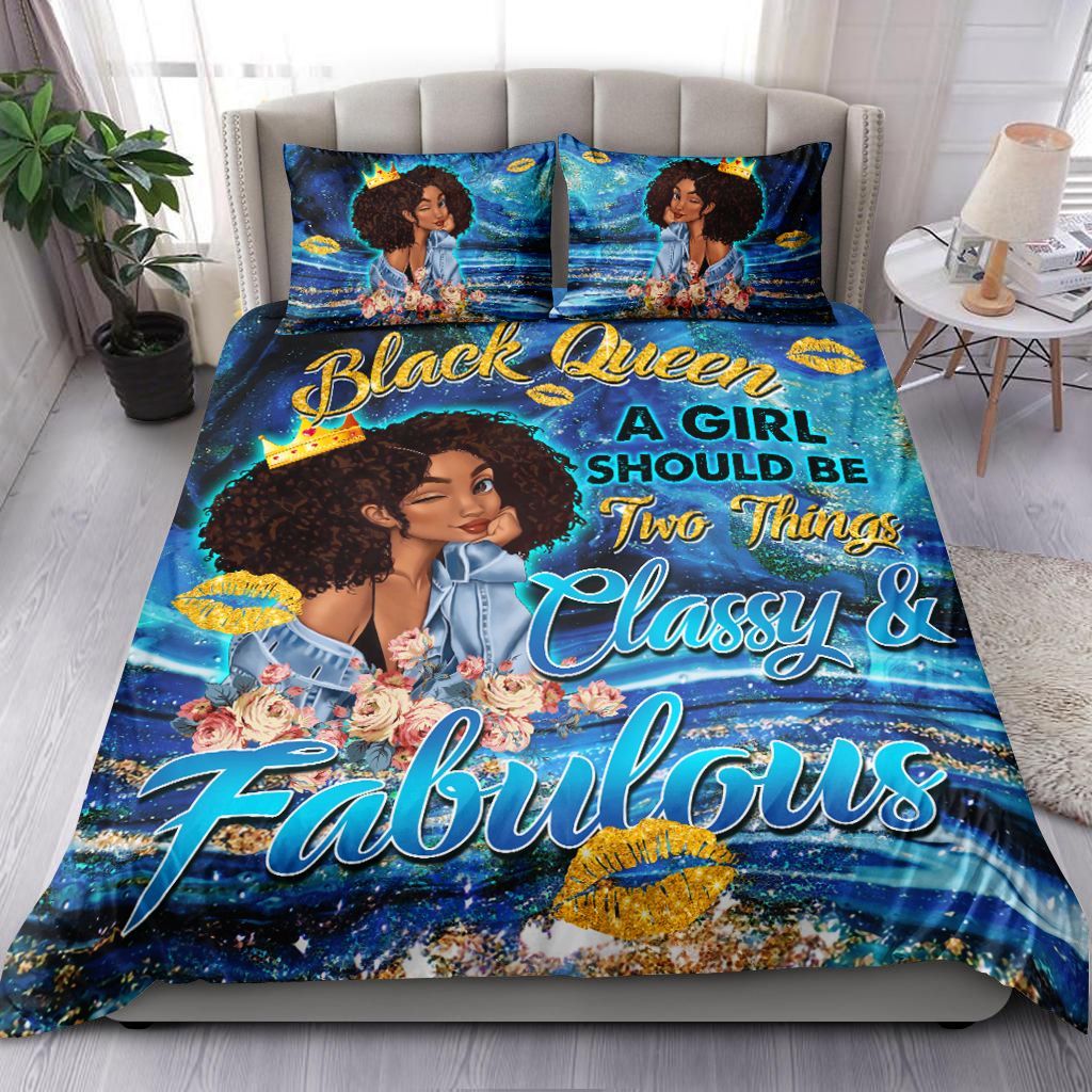 Classy And Fabulous Black Queen Bedding Set