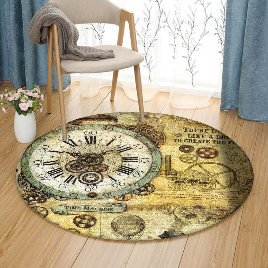 Clock Round Carpet