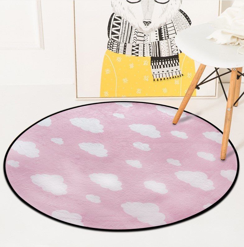 Cloud Round Carpet
