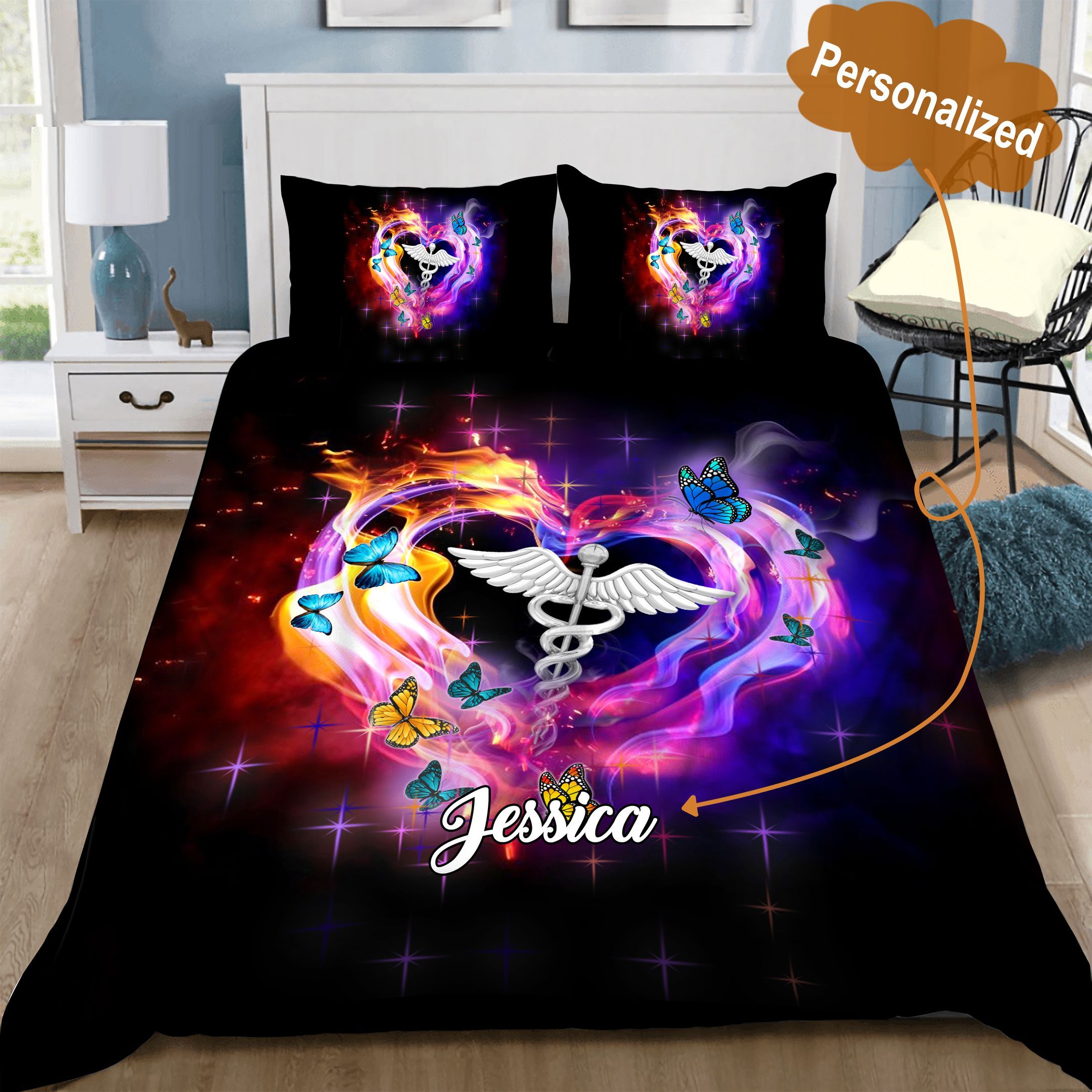 CNA Personalized Bedding Set