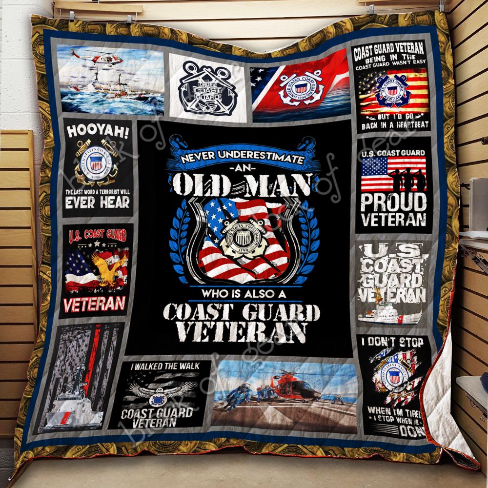 Coast Guard Veteran Quilt Thh952 Dhc11122106Dd