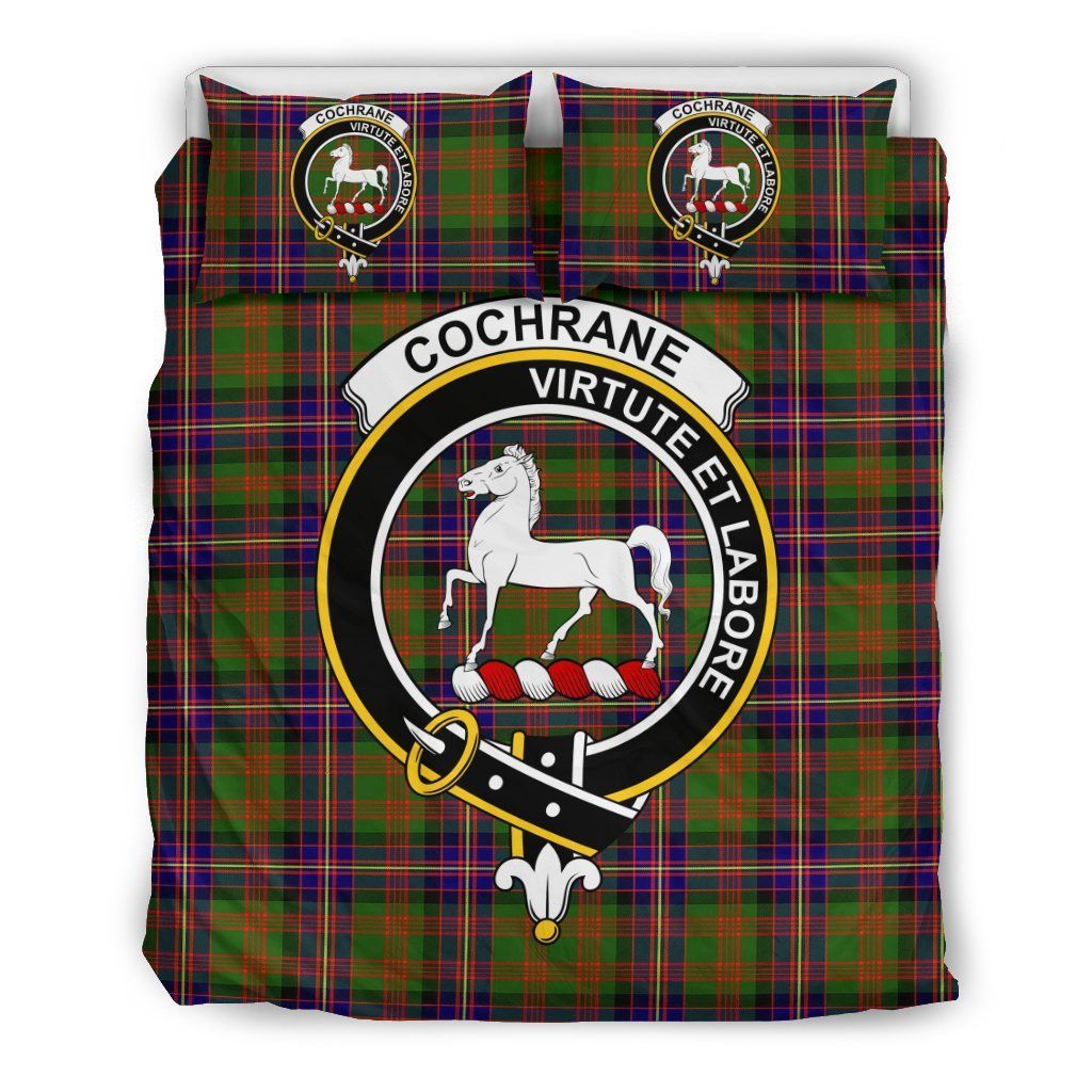 Cochrane Clan Badge Tartan Bedding Set