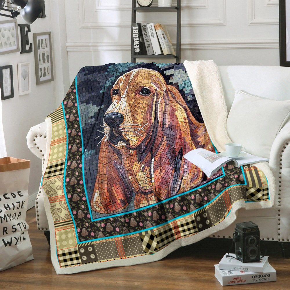 Cocker Spaniel Dog Sherpa Fleece Blanket