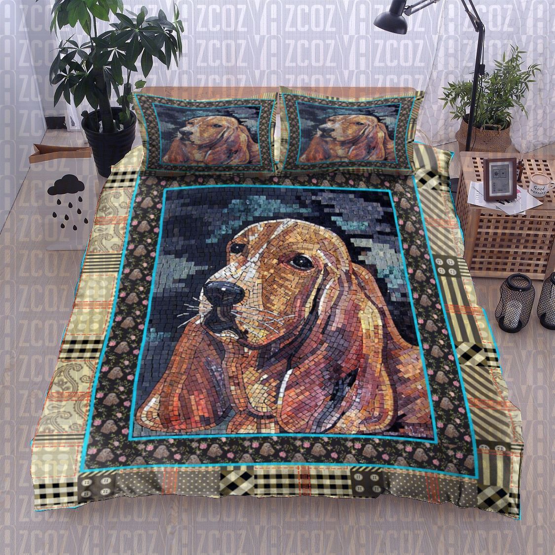 Cocker Spaniel Dog Bedding Set