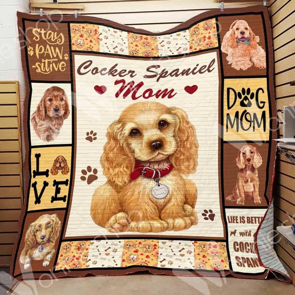 Cocker Spaniel Dog N Quilt Blanket DHC0102911TD