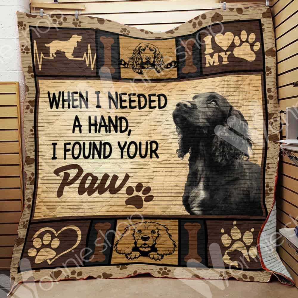 Cocker Spaniel Dog Quilt Blanket DHC0602629TD