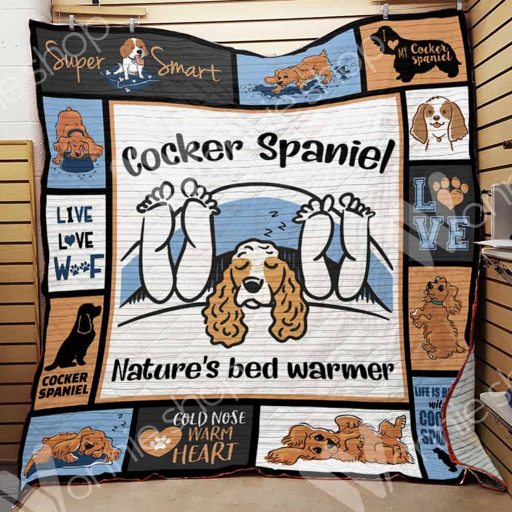 Cocker Spaniels Dog Quilt Blanket DHC0602567TD