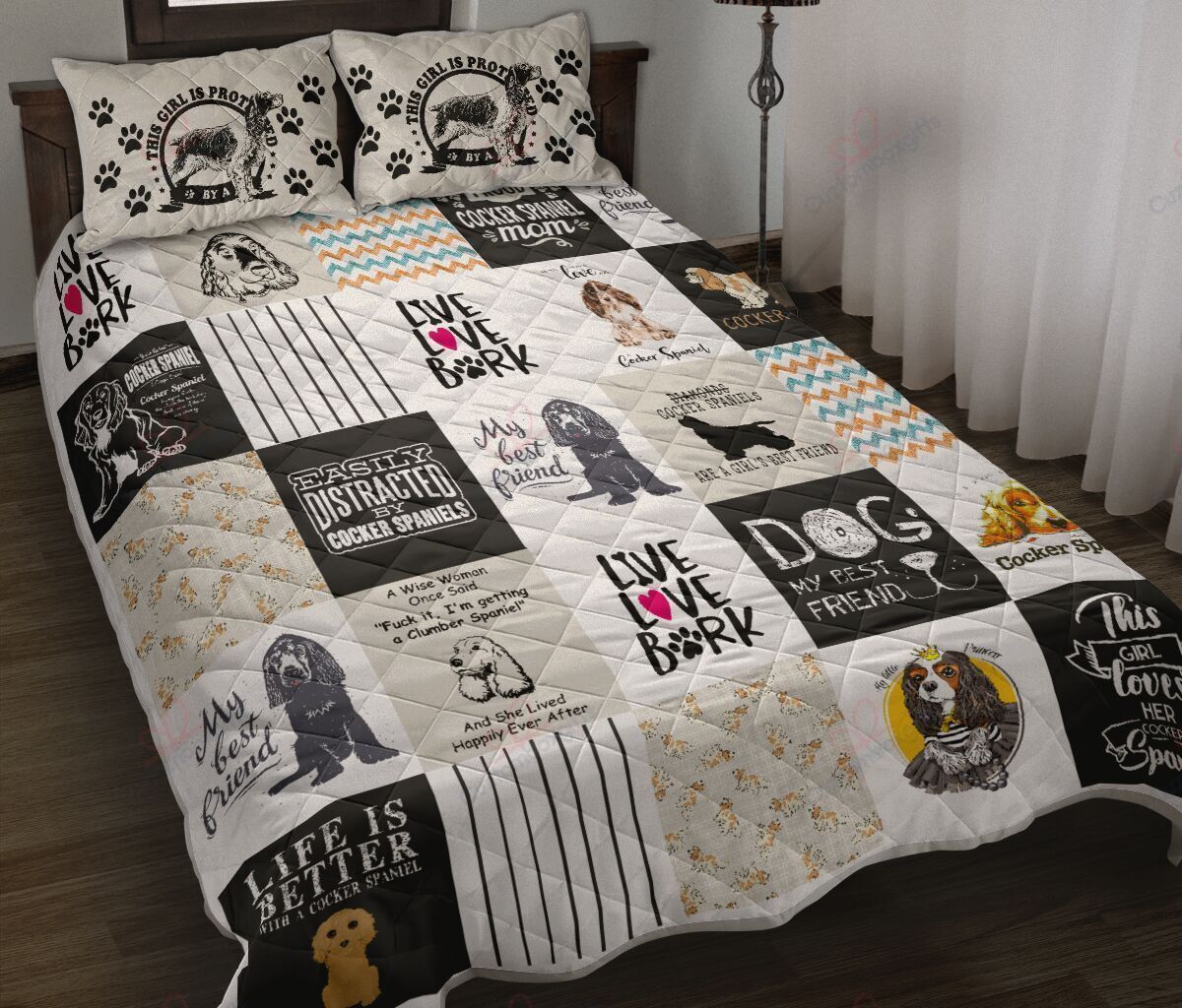 Cocker Spaniels Bedding Set