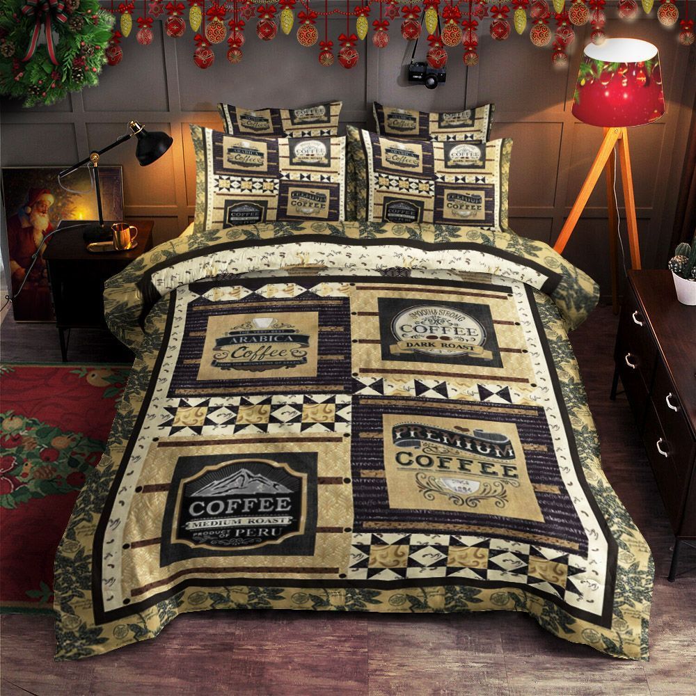 Coffee Bedding Set
