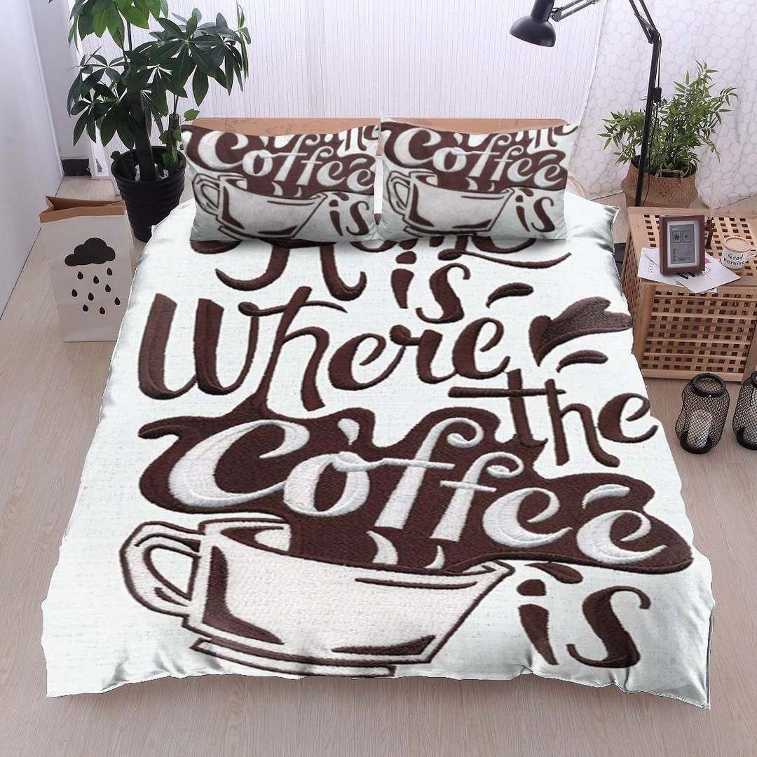Coffee Bedding Set