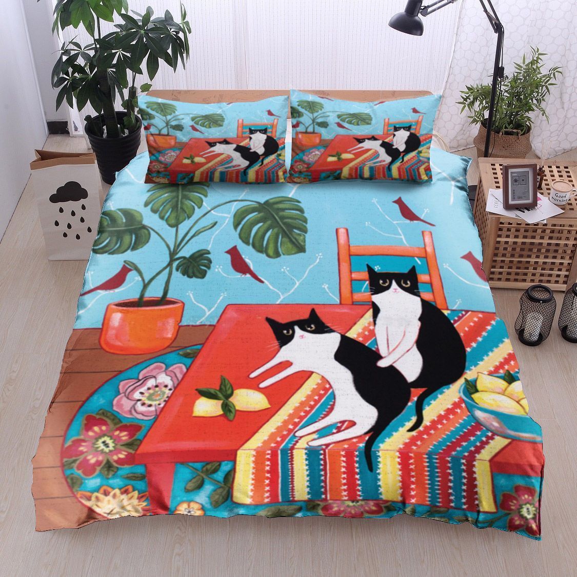 Coffee Cat Bedding Set