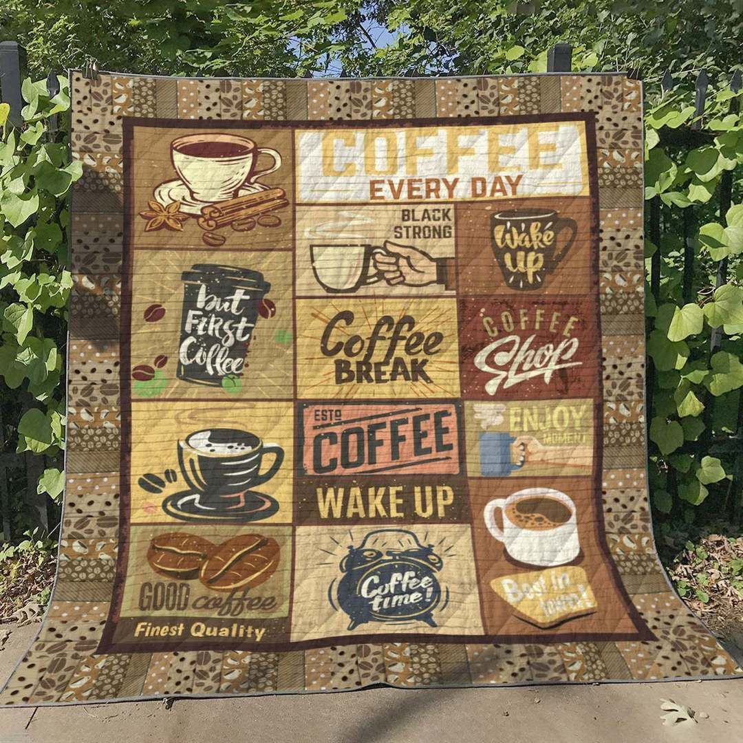 Coffee CG060606 Quilt Blanket