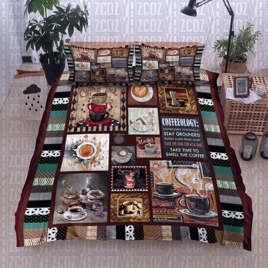 Coffee Bedding Set