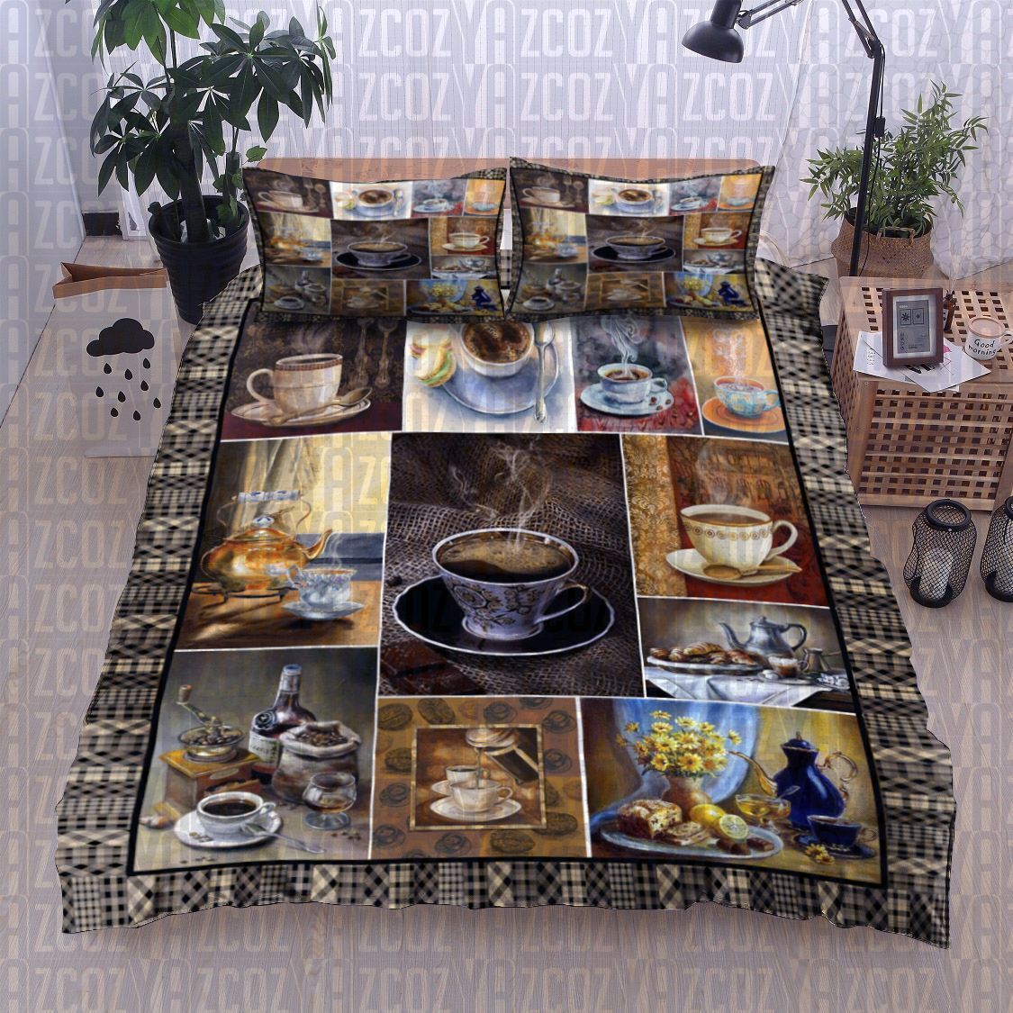 Coffee Bedding Set