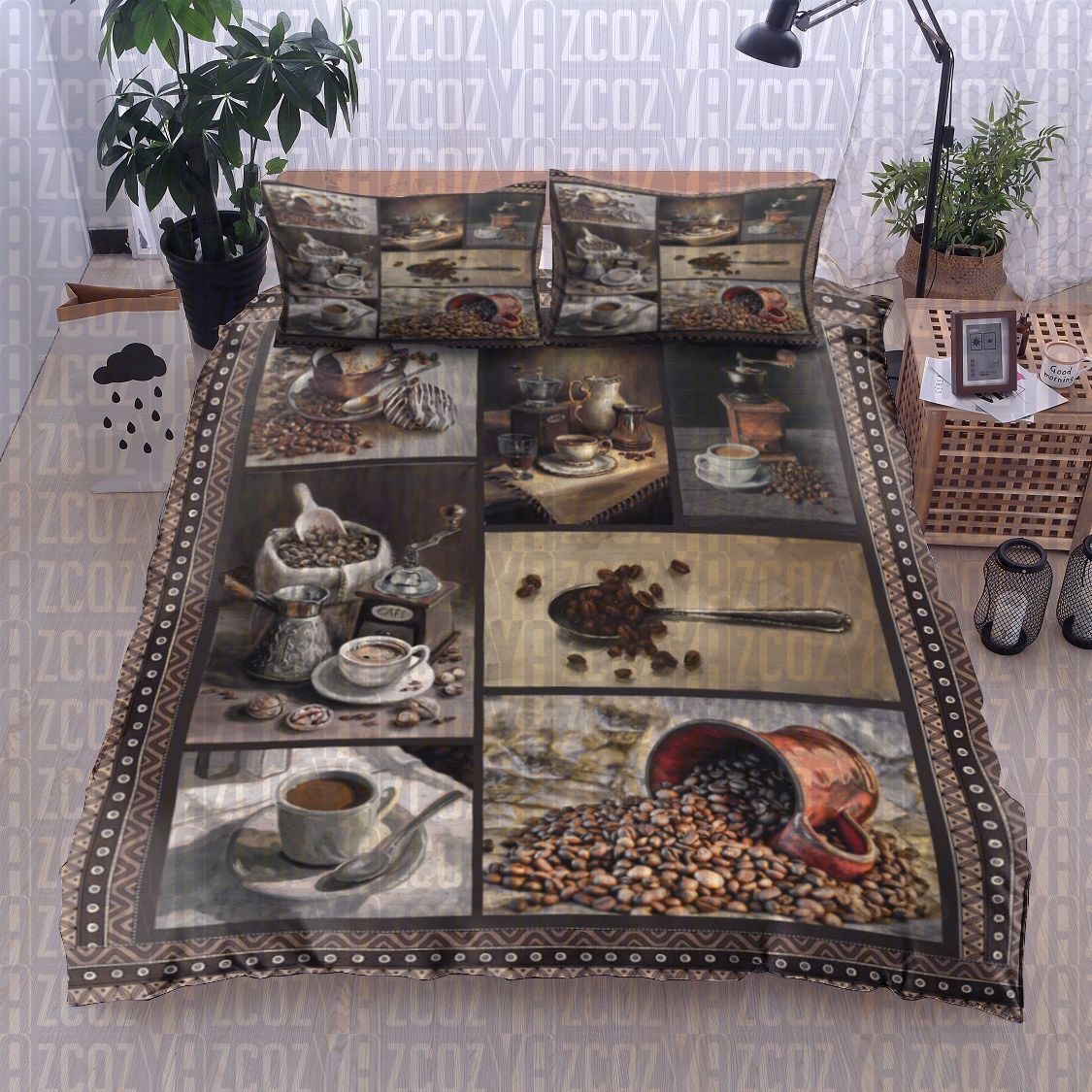 Coffee Bedding Set