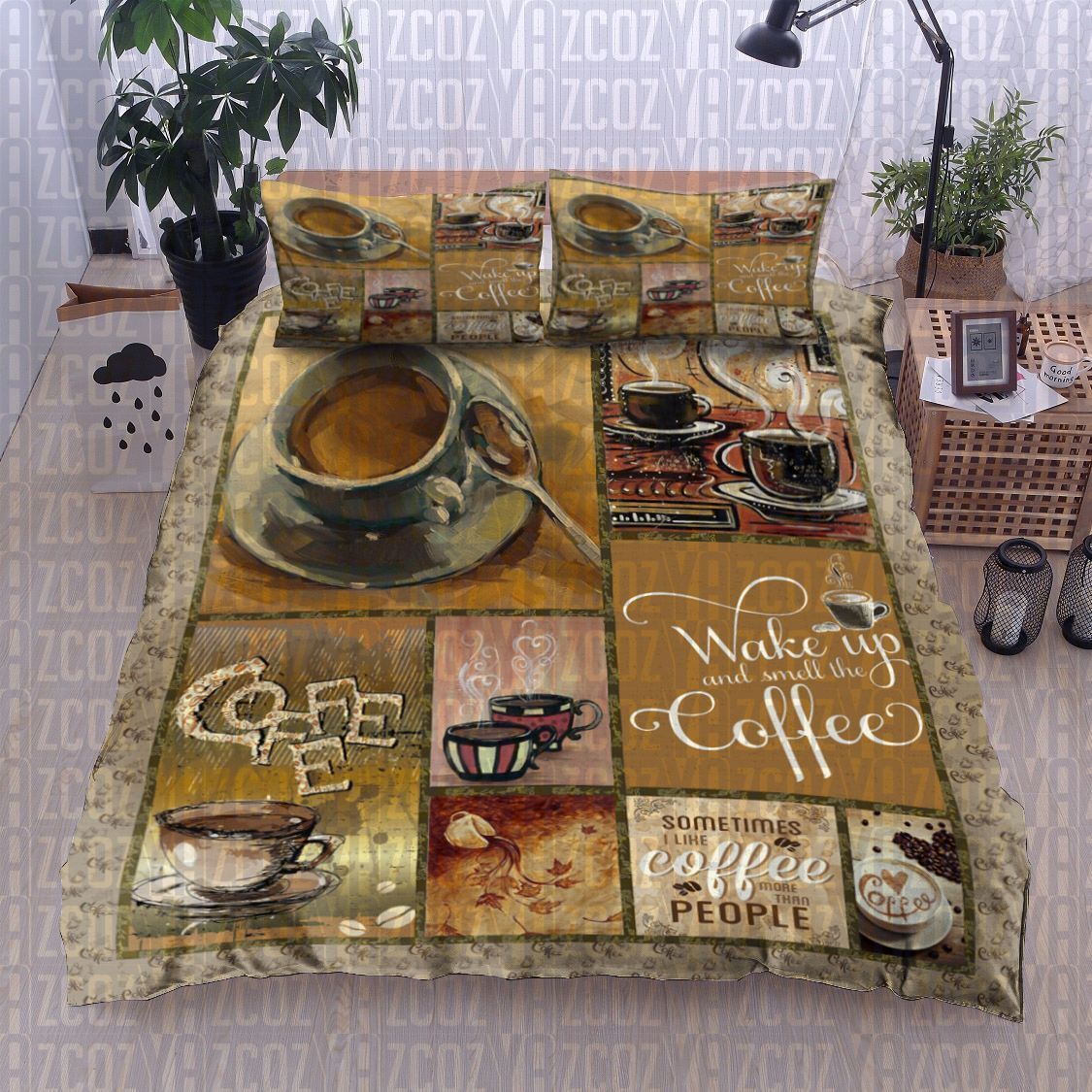 Coffee Bedding Set