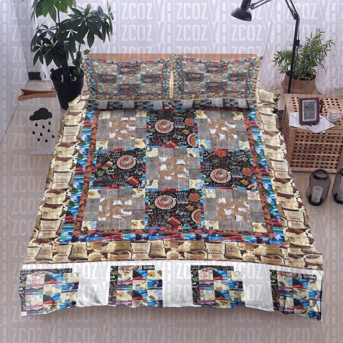 Coffee Bedding Set
