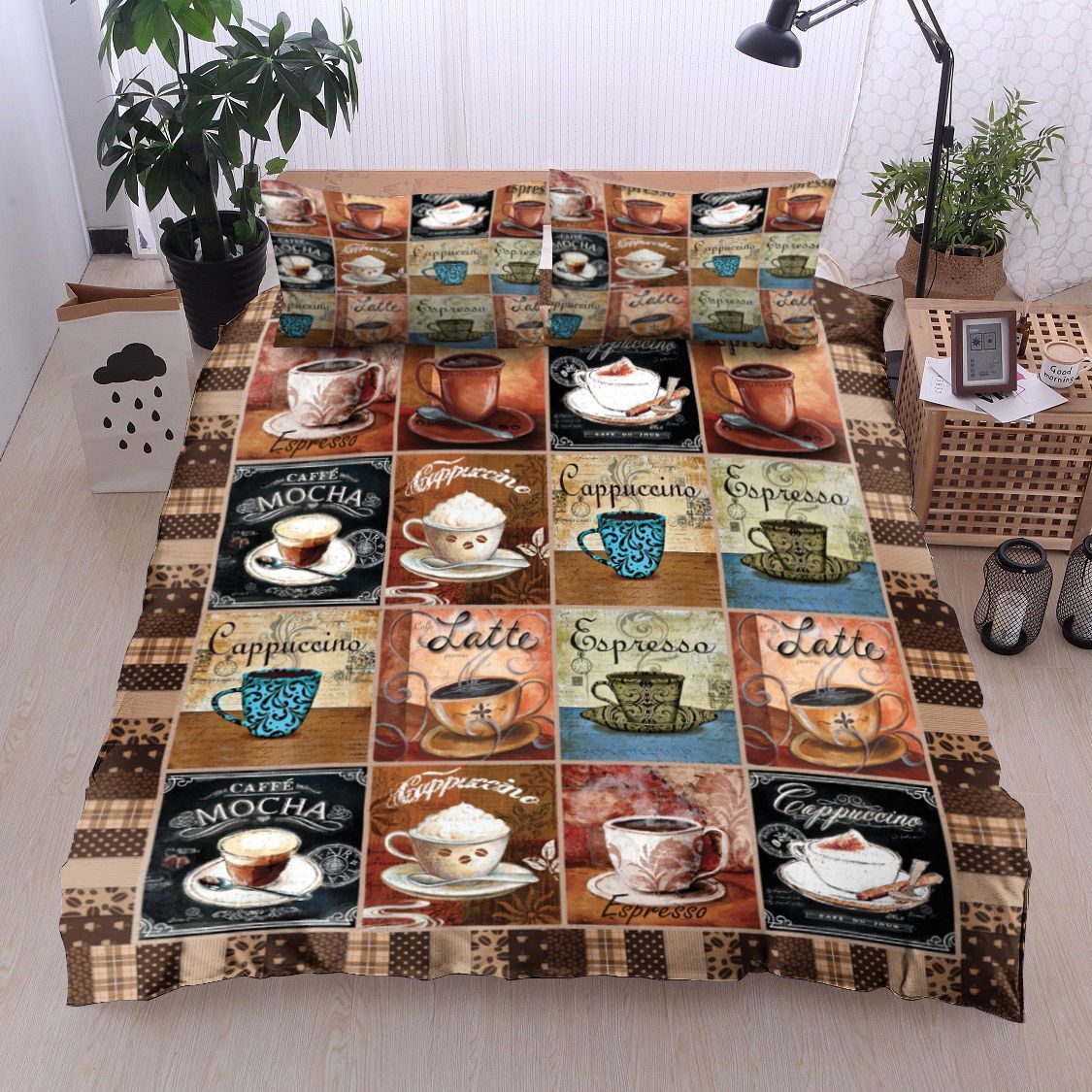 Coffee Bedding Set