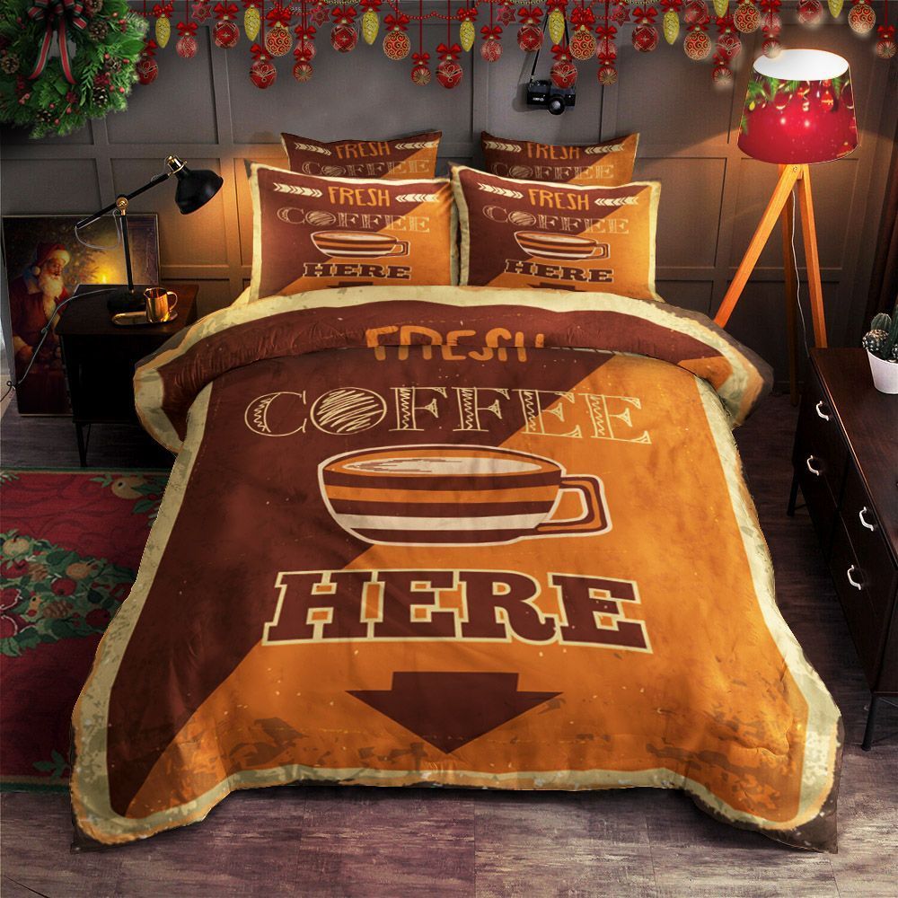 Coffee Bedding Set
