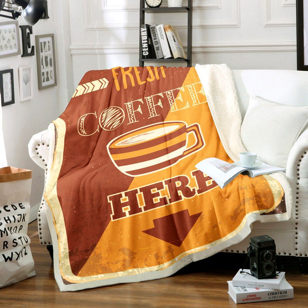 Coffee Sherpa Fleece