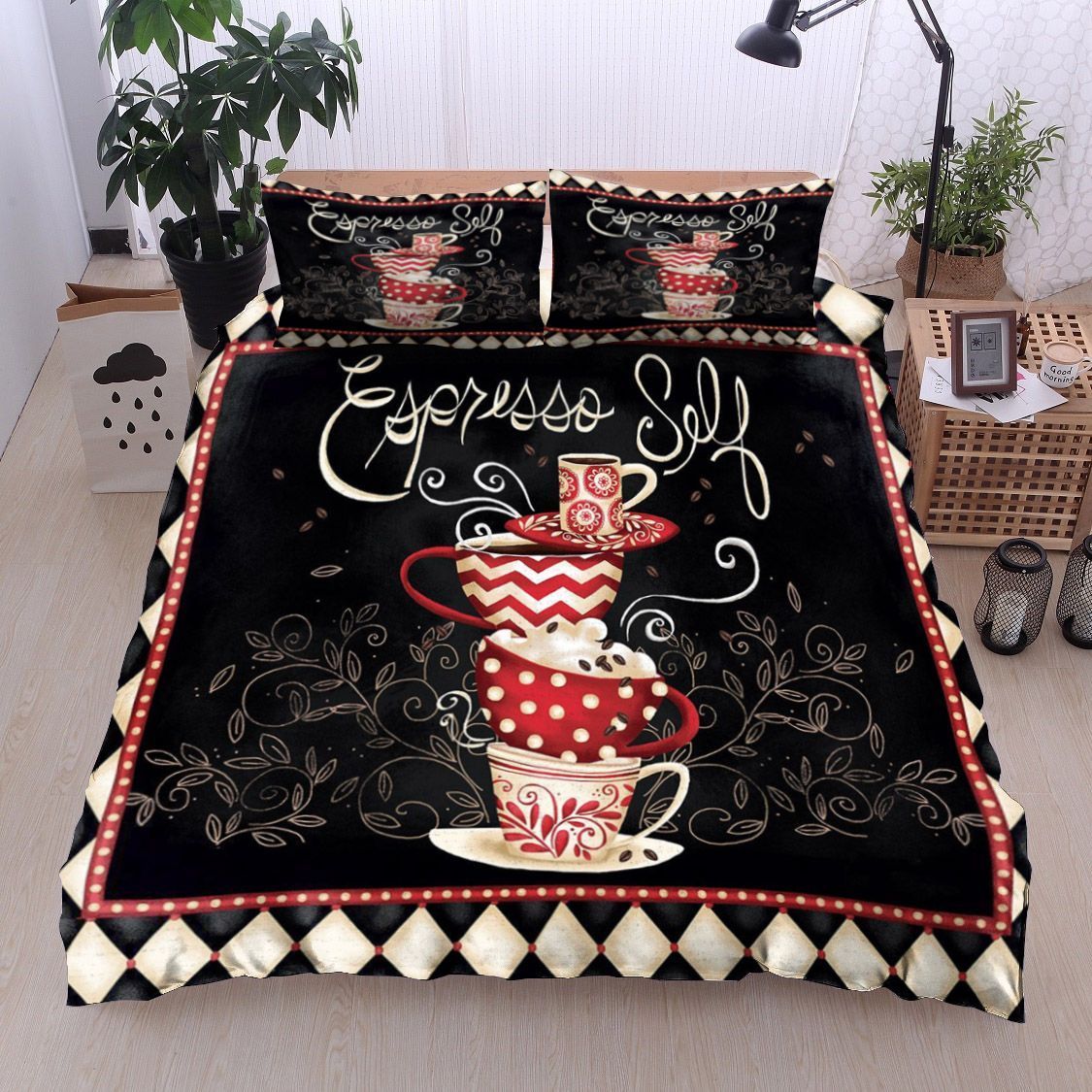 Coffee Bedding Set