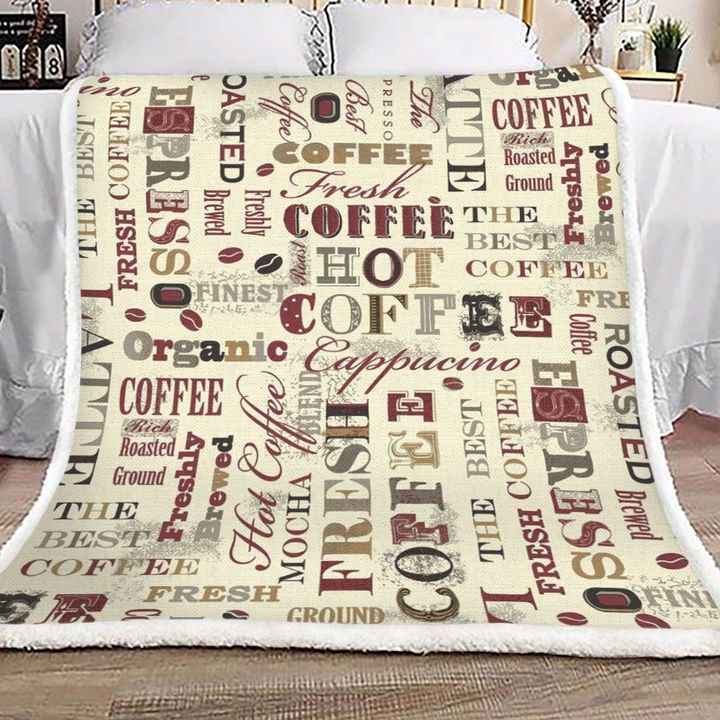 Coffee Fleece Blanket