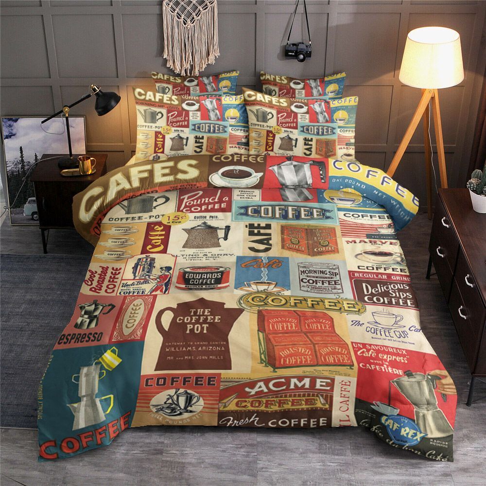 Coffee Bedding Set