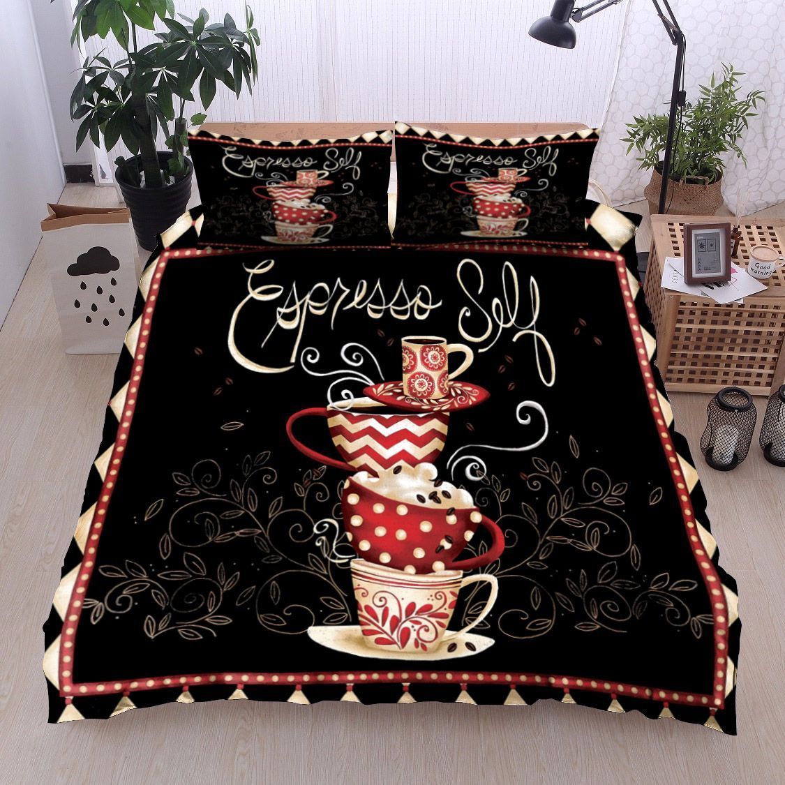 Coffee Bedding Set