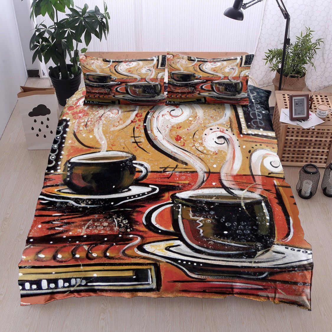 Coffee Bedding Set