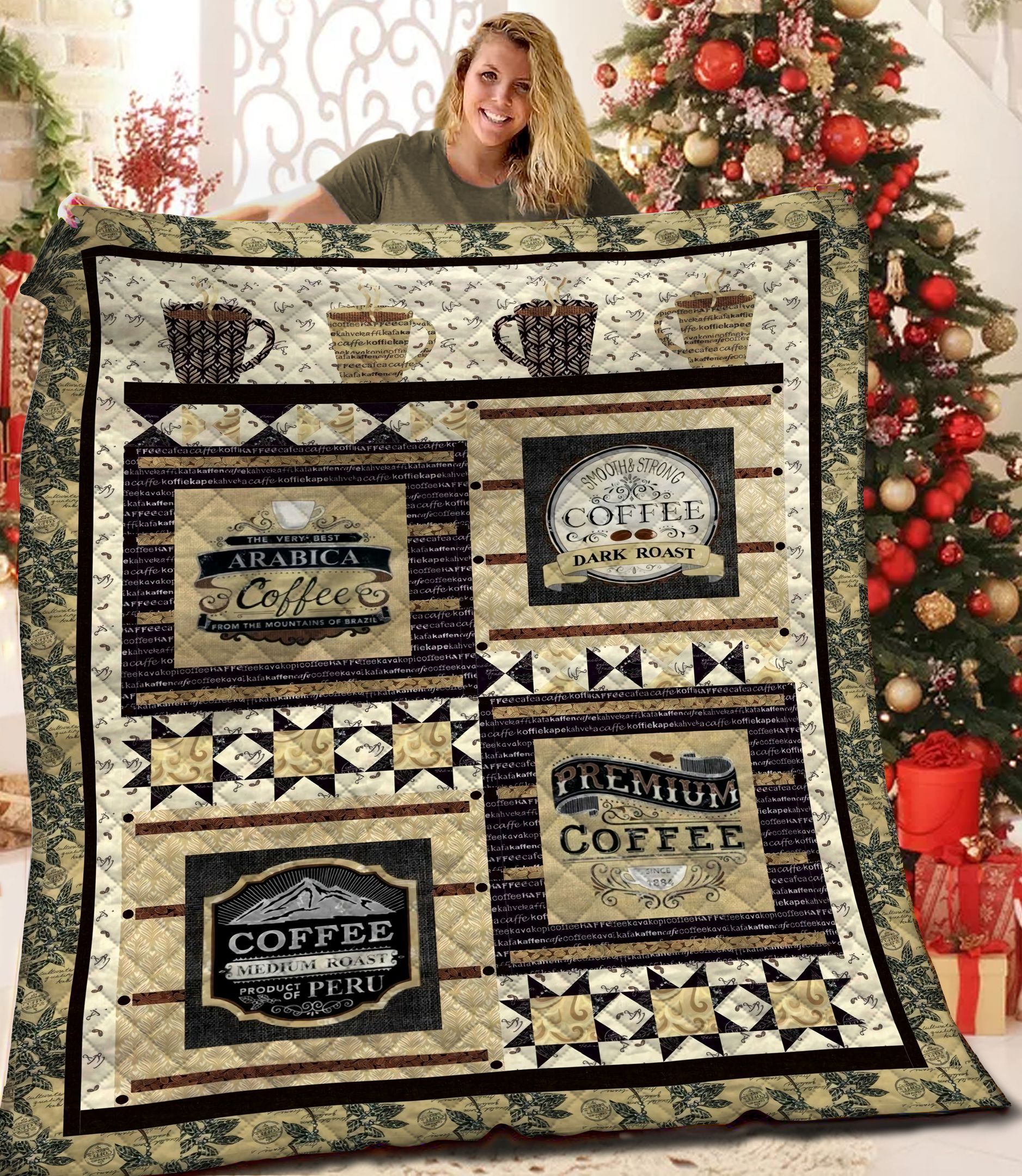 Coffee Quilt Blanket BBB261011SM