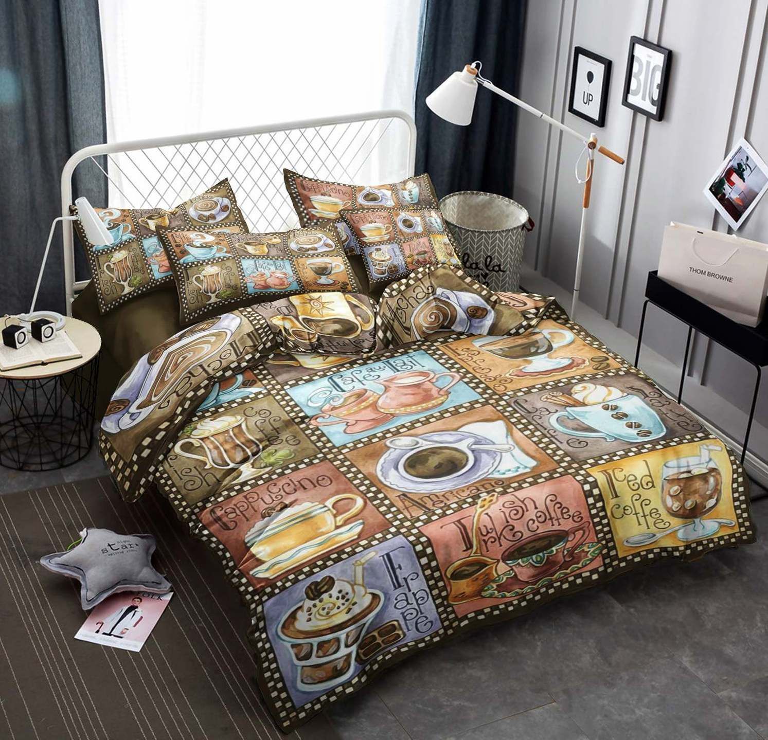 Coffee Bedding Set