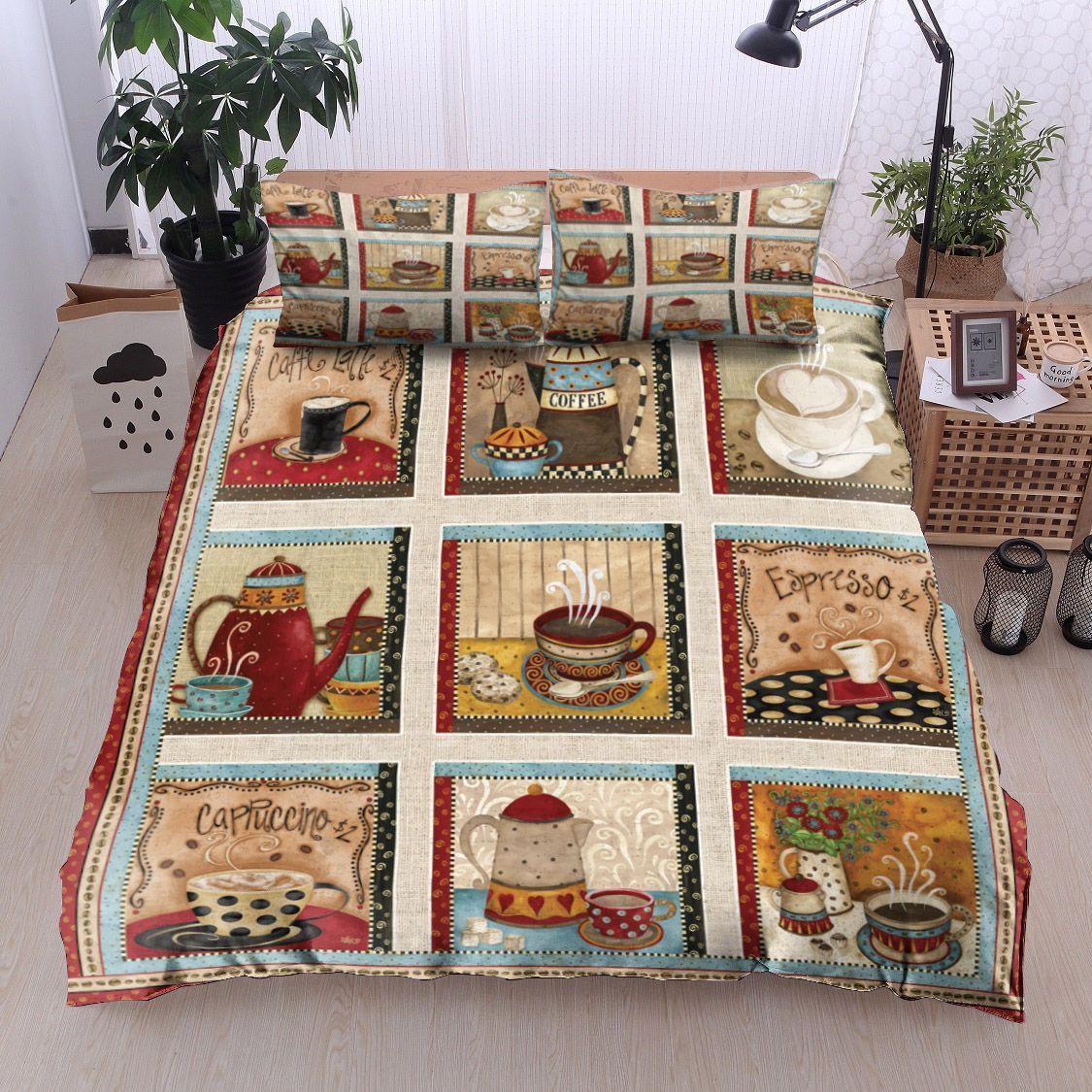 Coffee Bedding Set