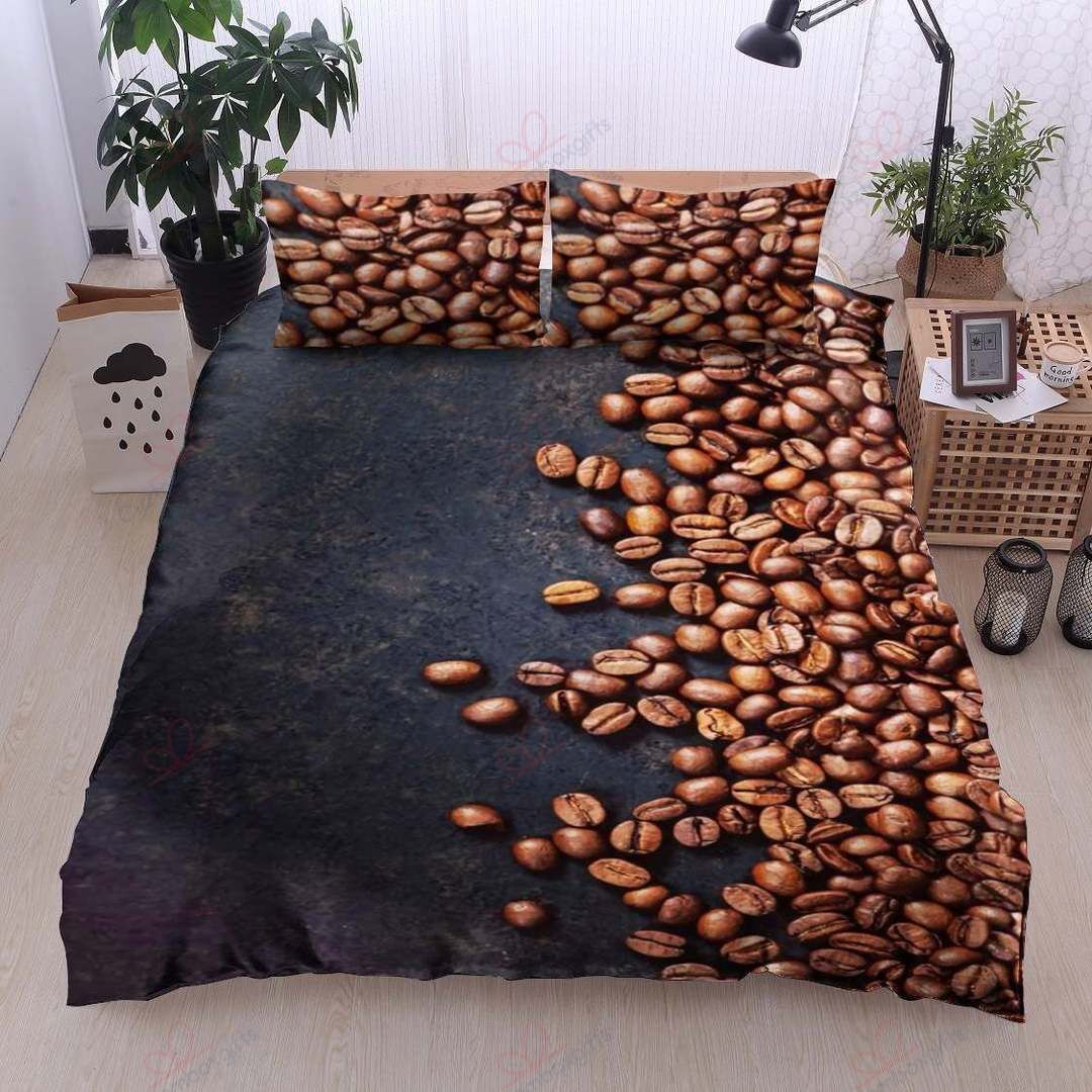 Coffees Bean Printed Bedding Set