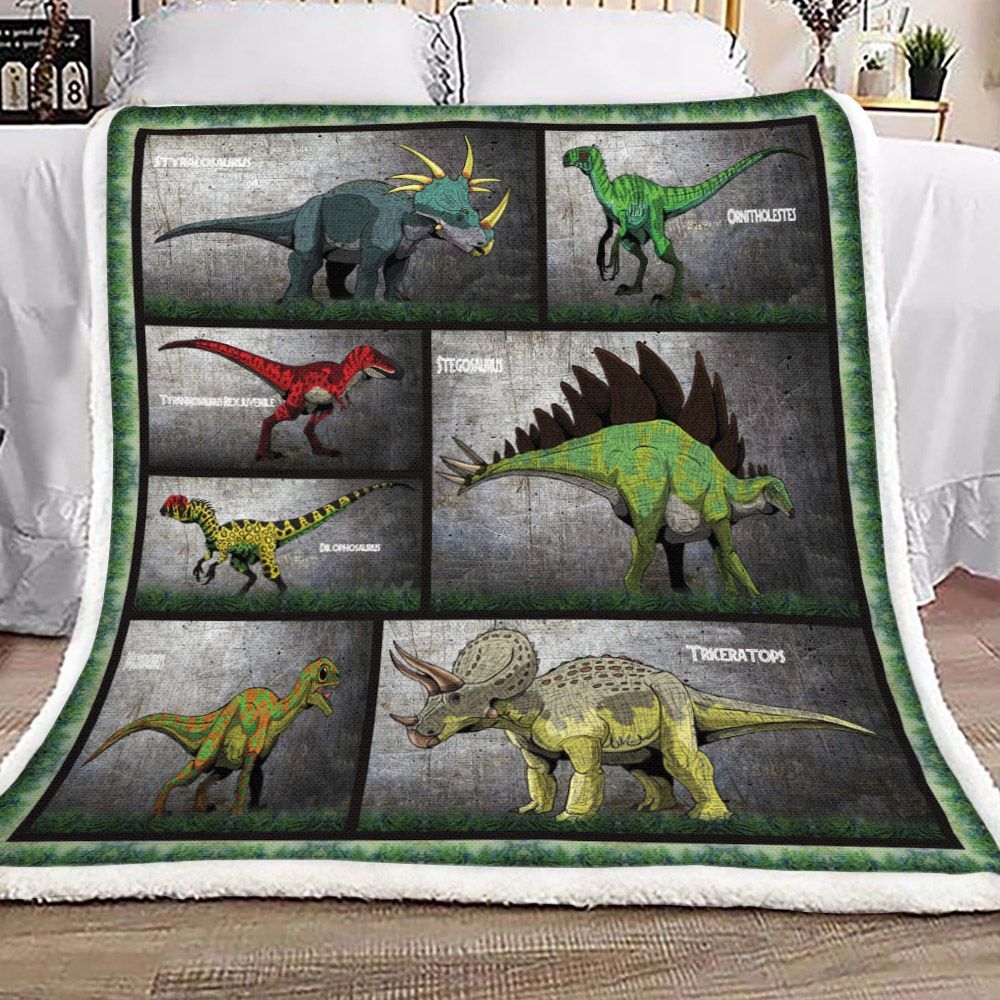 Collection Dinosaurs Sherpa Fleece Blanket