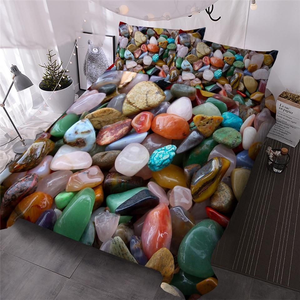 Collection Of Crystals Bedding Set