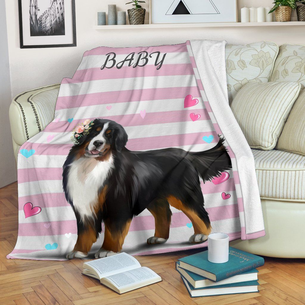 Collie Dog Sherpa Fleece Blanket