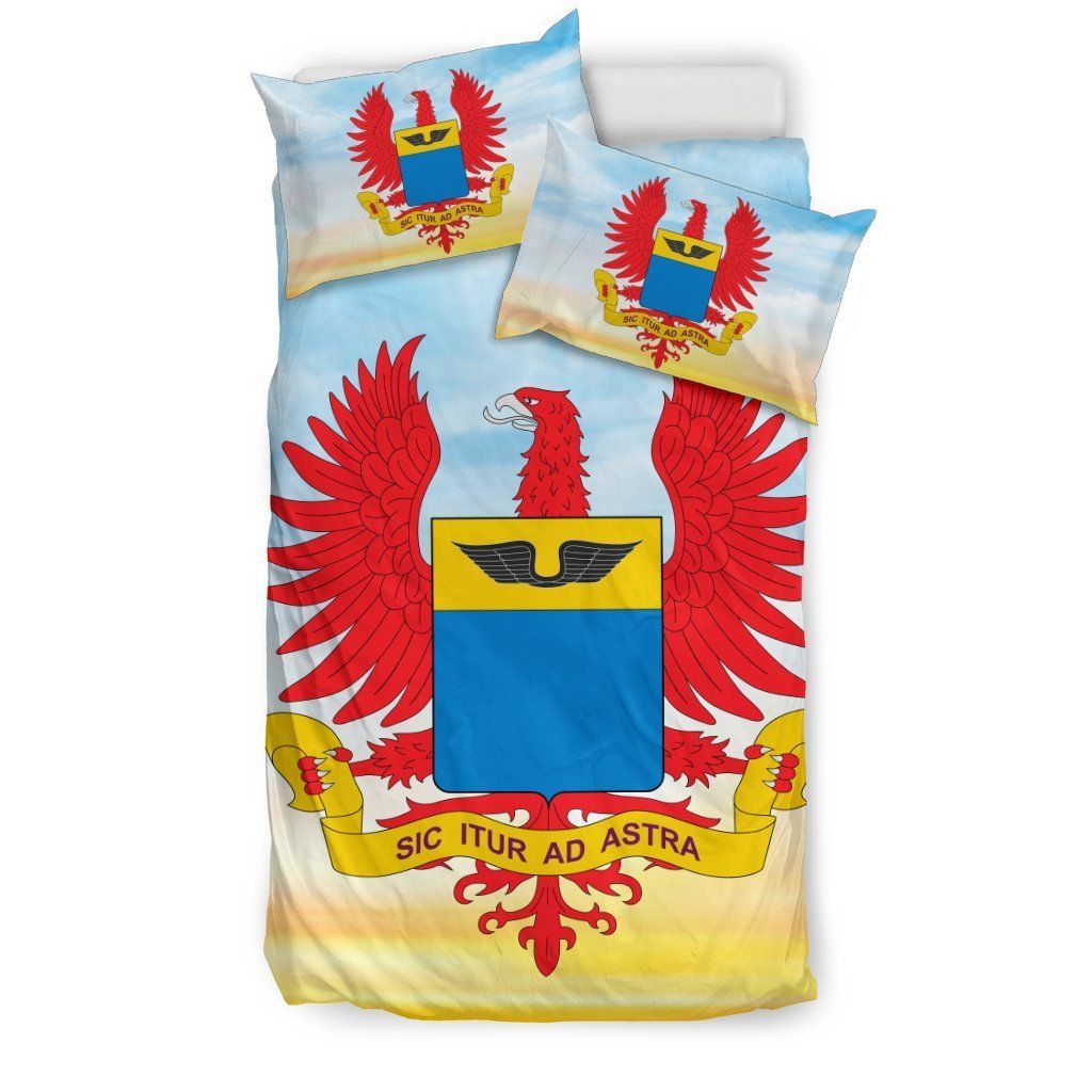 Colombia Air Force Coat Of Arms Bedding Set