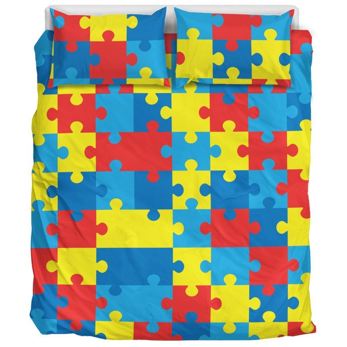 Color Autism Awareness Bedding Set