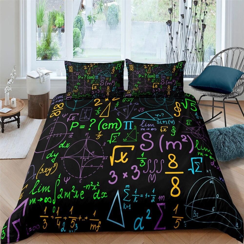Color Chalk Formulas Bedding Set