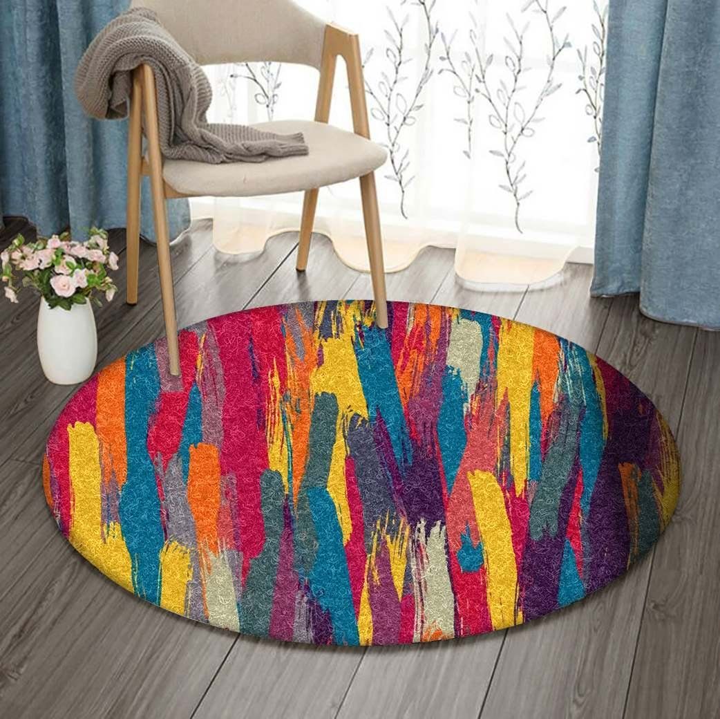 Color Round Carpet