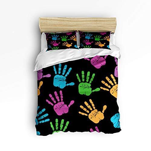 Color Full Hands Bedding Set