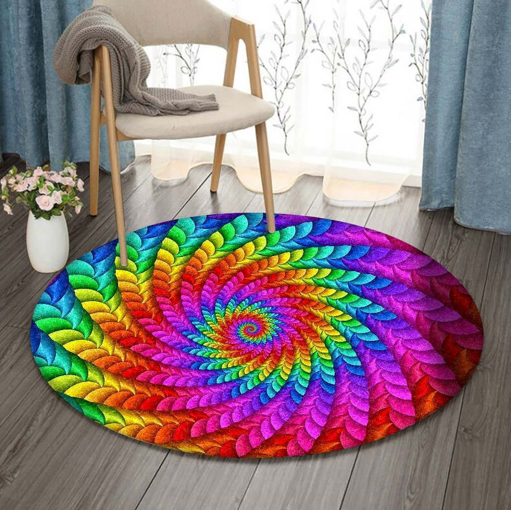 Color Round Carpet