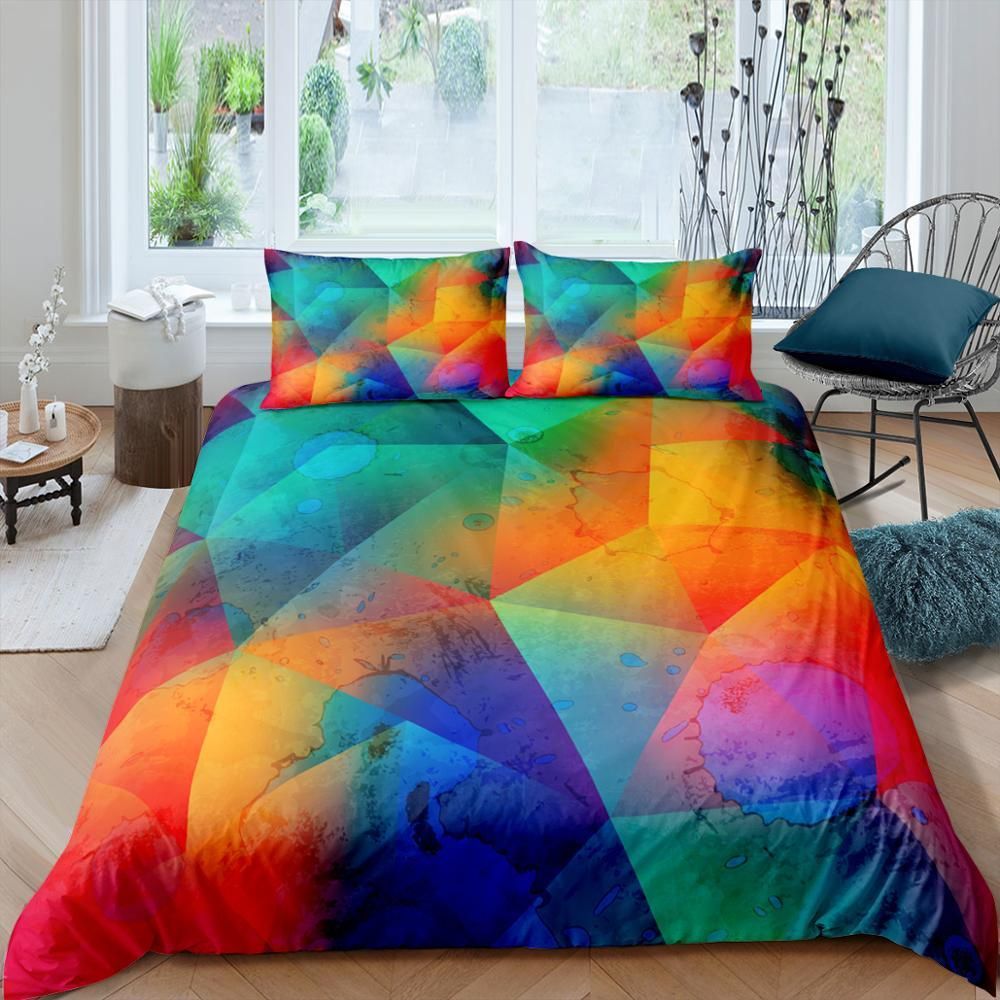 Colored Dust Geometry Bedding Set