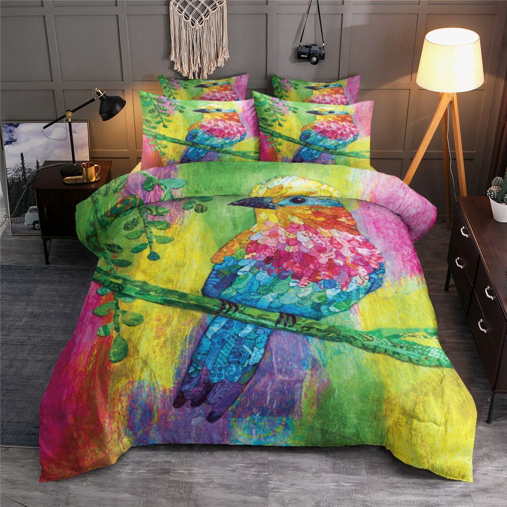 Colorful Bird Bedding Set