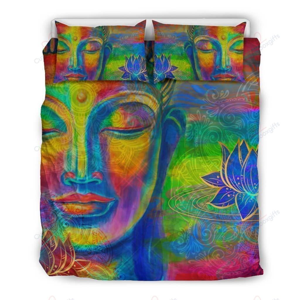 Colorful Buddha Bedding Set
