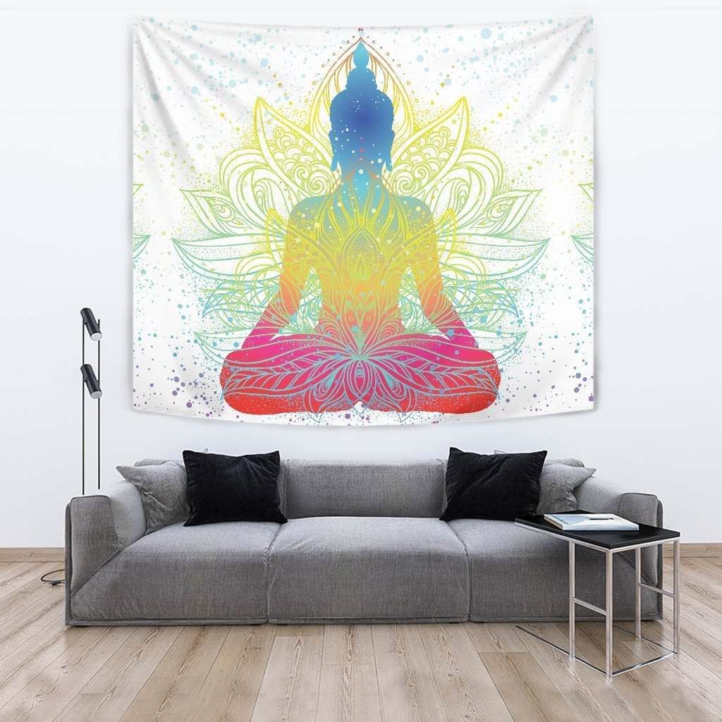 Colorful Buddha Lotus CL17100056MDT Tapestry
