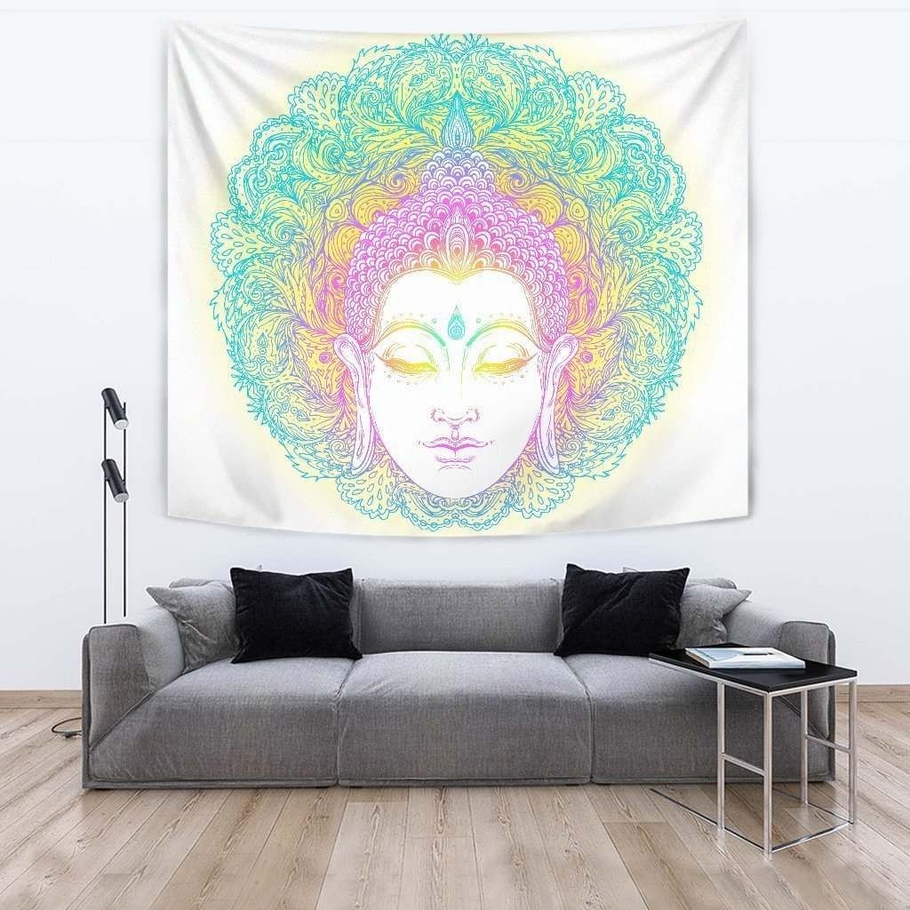 Colorful Buddha Mandala CL17100057MDT Tapestry