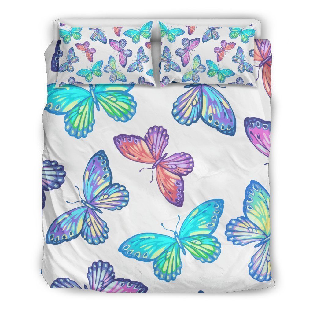 Colorful Butterfly Bedding Set