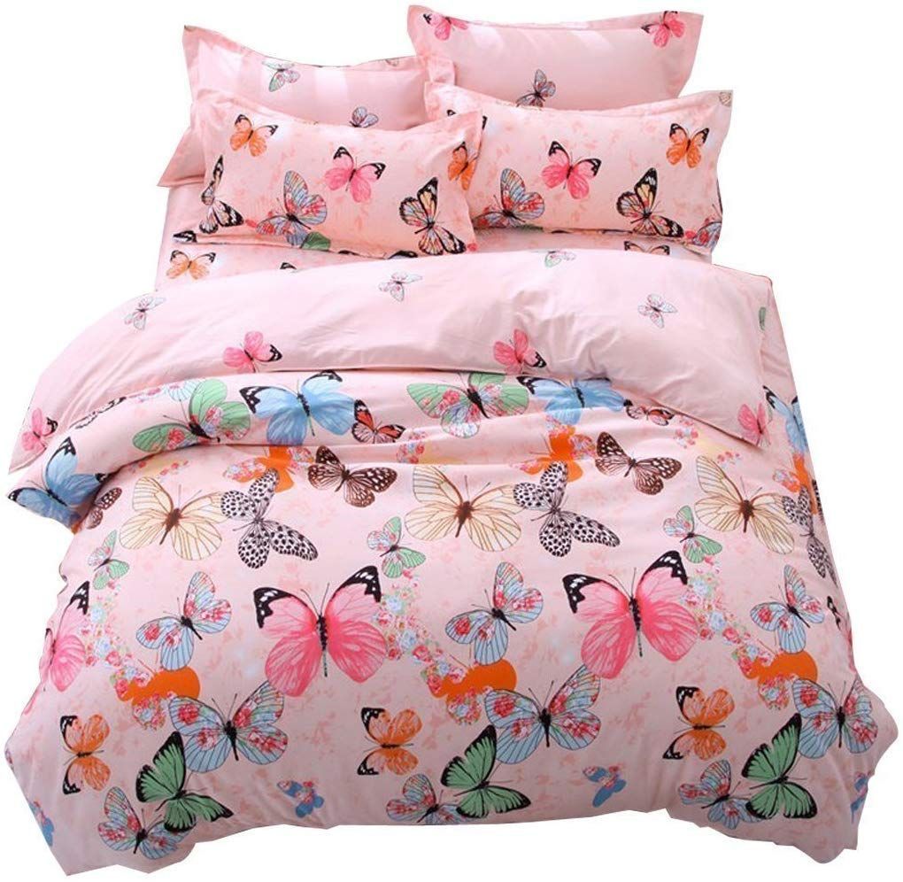 Colorful Butterfly Bedding Set