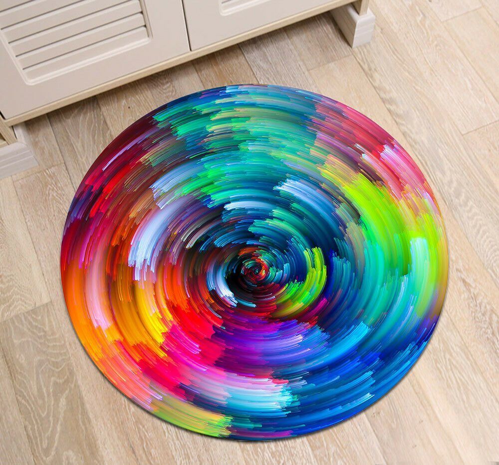 Colorful Round Carpet